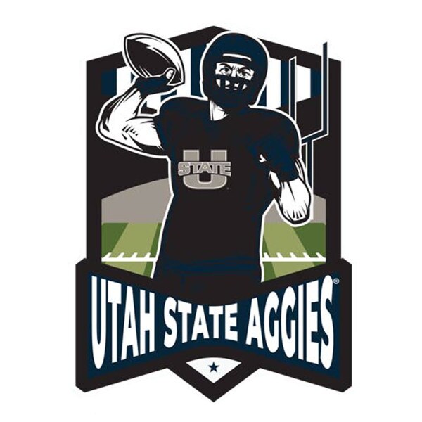 Utah State Aggies Football Player Sticker